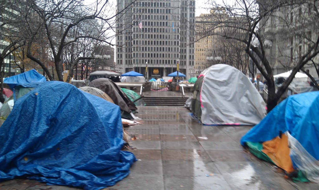 Tents at Occupy Philadelphia