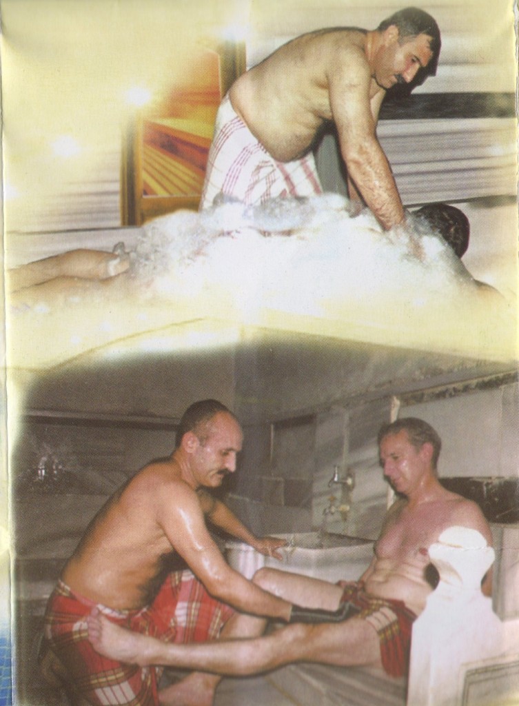 massage at a Turkish Bath House