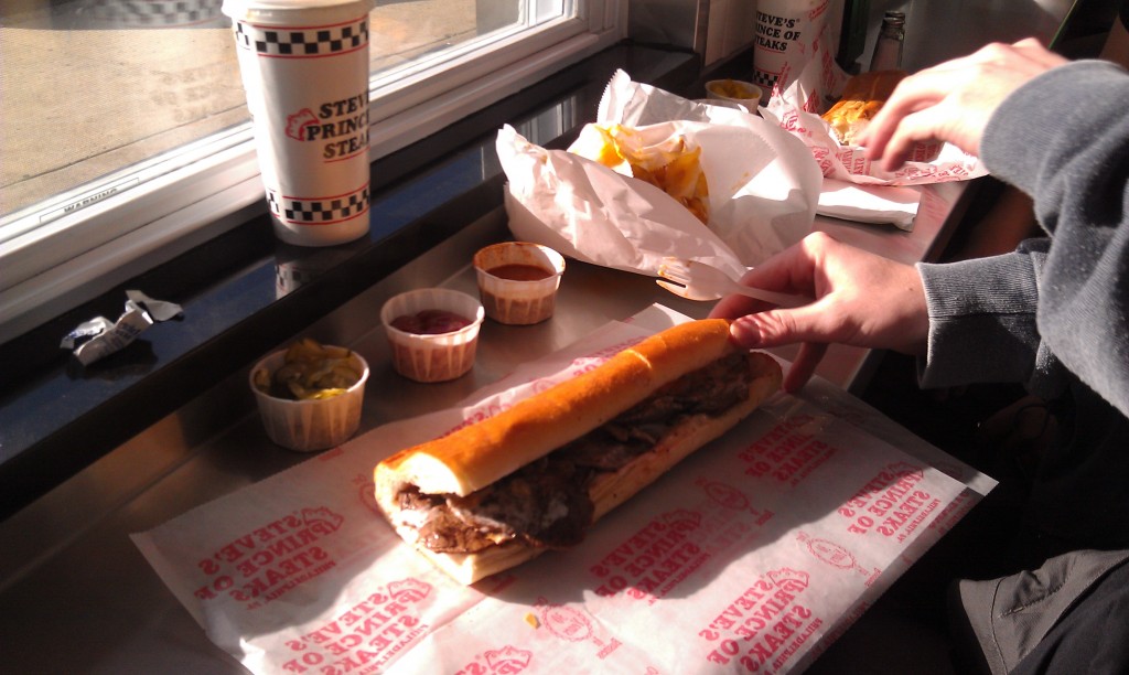 Cheesesteak at Steve's Prince of Steaks