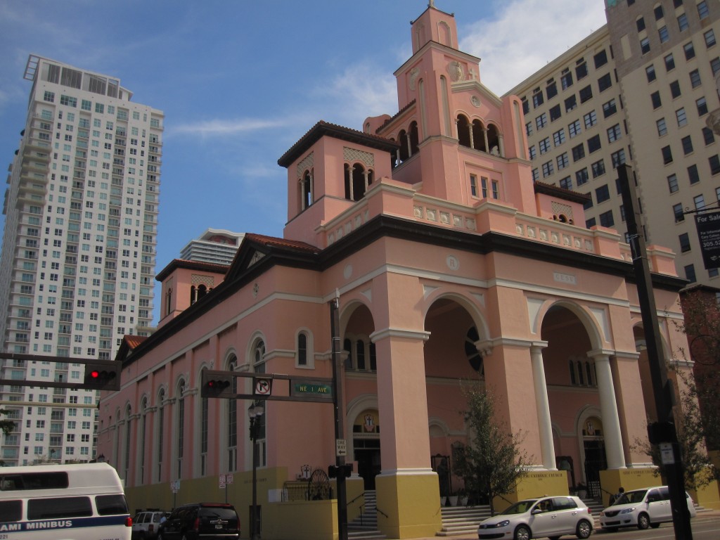 Gesu Church in downtown Miami