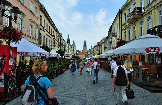 buildings in Lublin, Poland