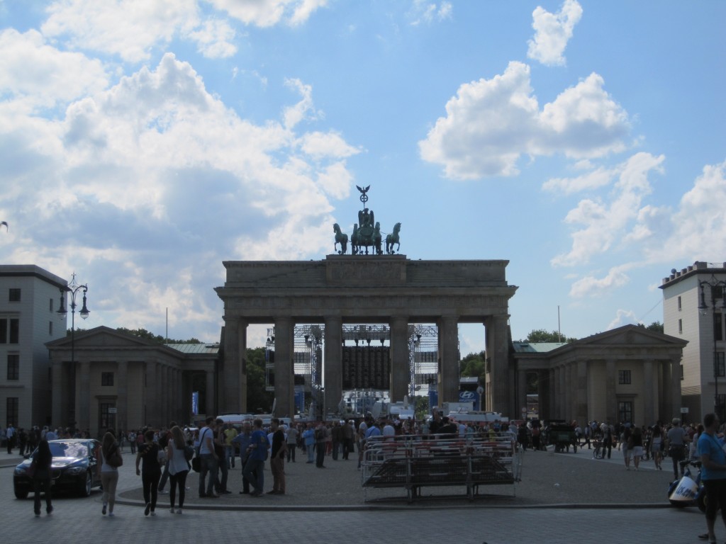 The Brandenburg Gate in Berlin