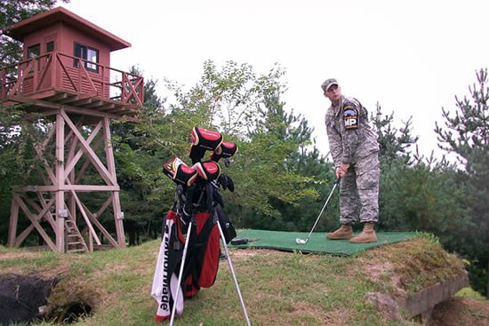 golfing in South Korea