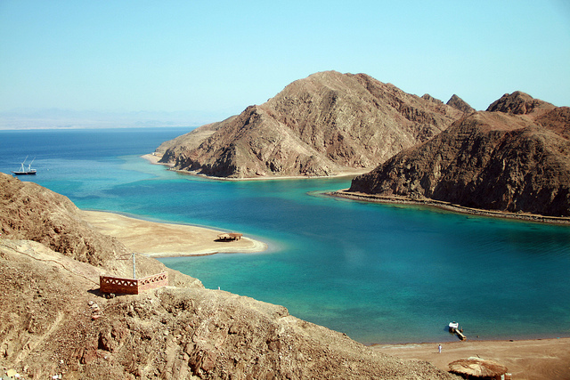 Fjord in Taba, Egypt