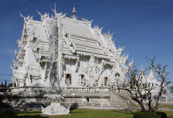 White temple in Chiang Rai