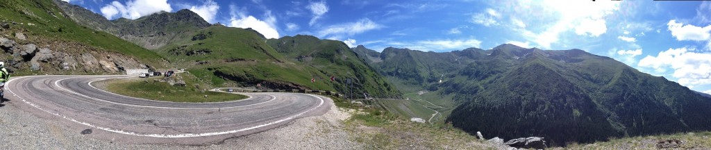 The Transfagarasan Highway in Romania