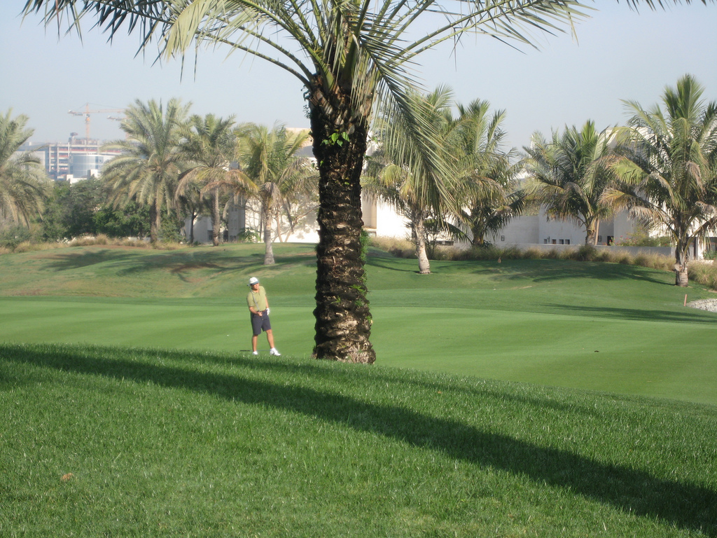 golfing in Dubai