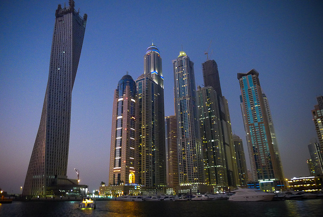 modern skyline of Dubai