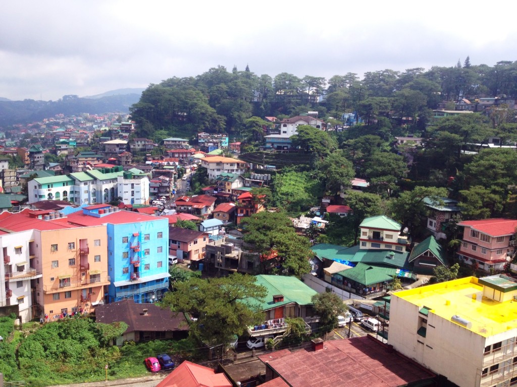 view of Baguio City, Philippines