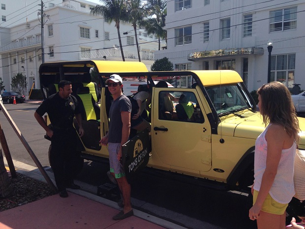 stretch jeep in Miami Beach