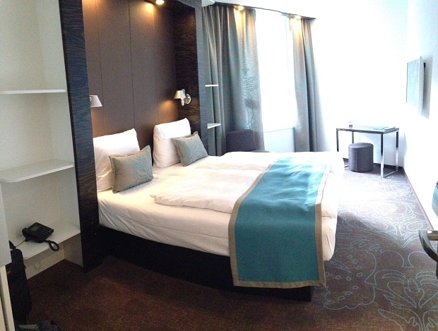 modern hotel room panoramic