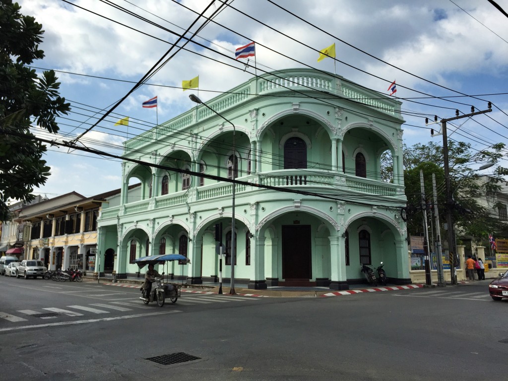 historic architecture in Phuket Town, Phuket, Thailand