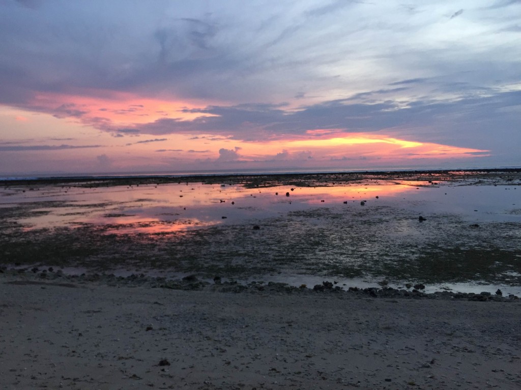 sunset in Gili Trawangan