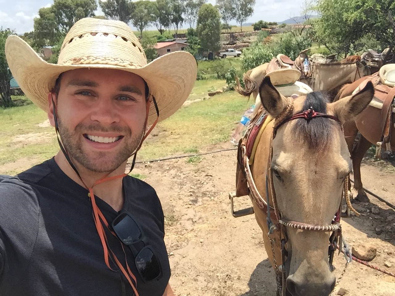 jeremy albelda horseback riding in Guanajuato, Mexico