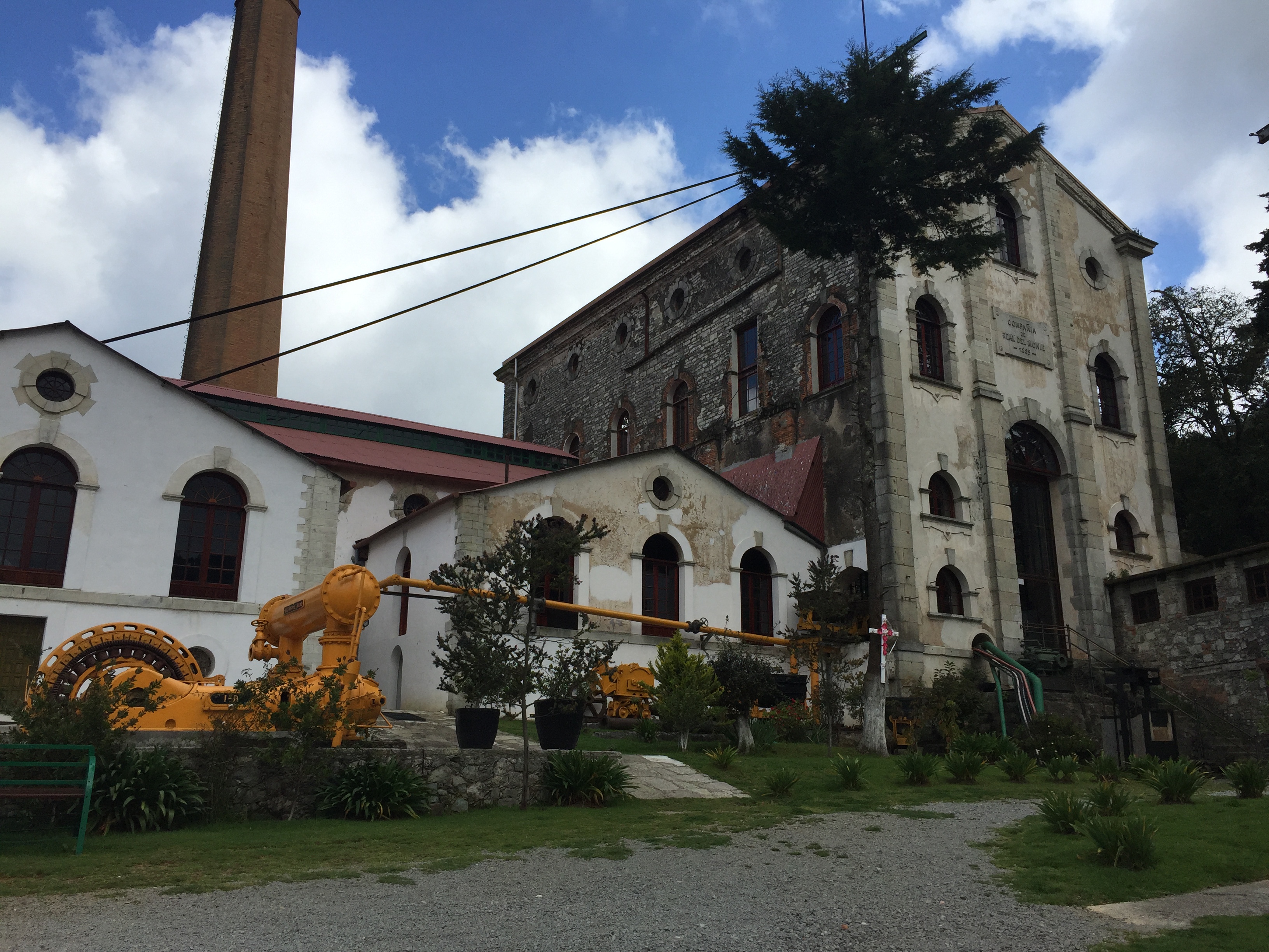 outside the mining museum in real del monte hidalgo, mexico