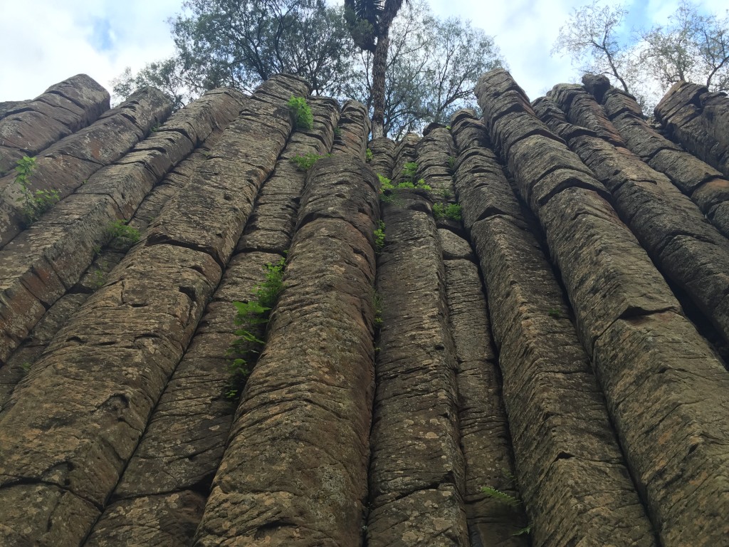 rock formations in Hidalgo, Mexico