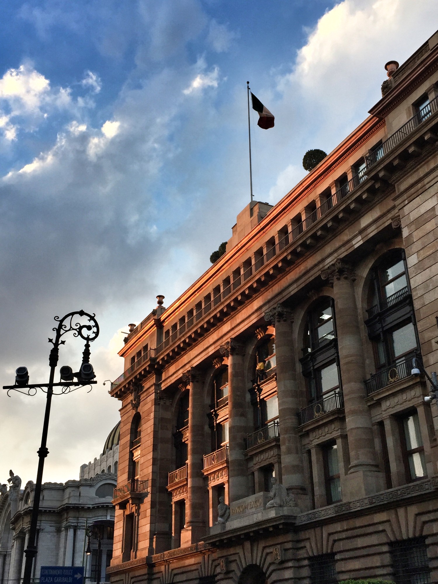 architecture in the historic center mexico city