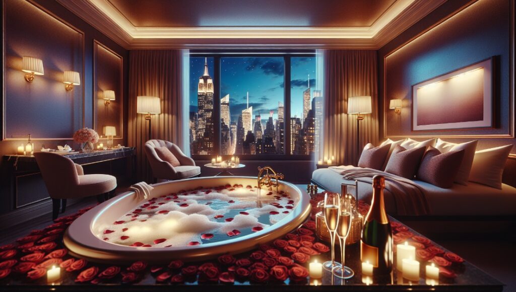 Romantic Hotels in NYC with Jacuzzi In-Room to Enjoy!