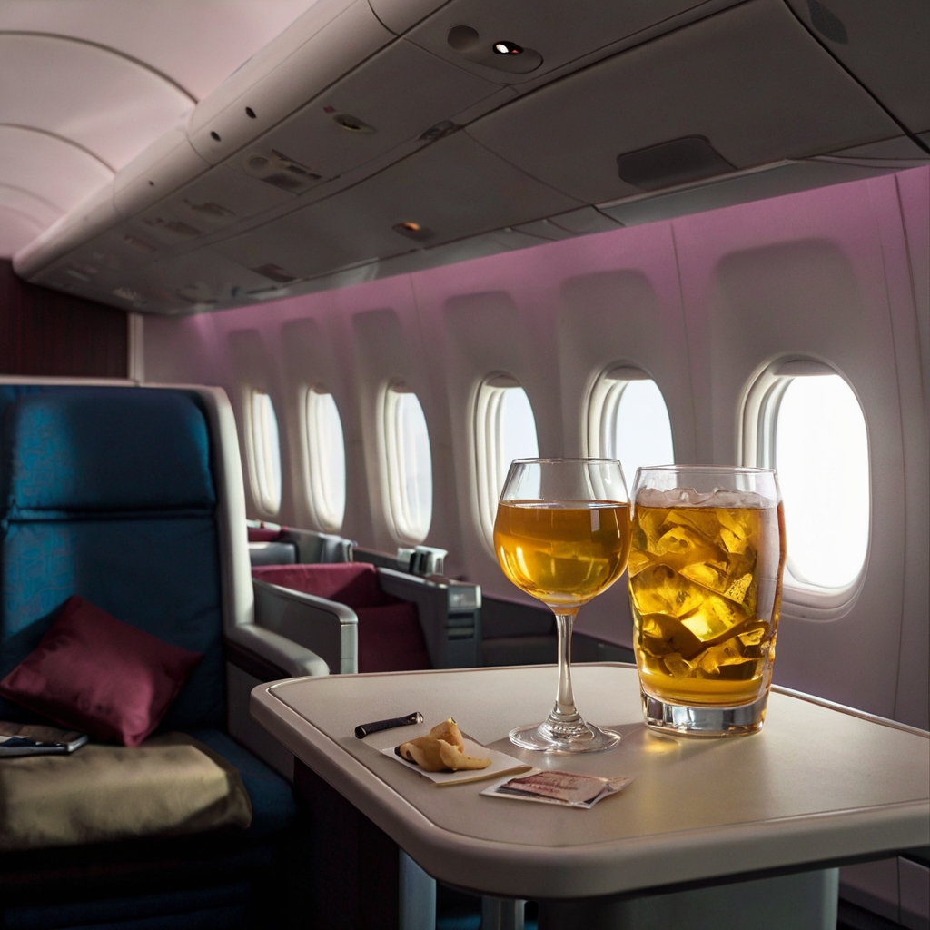 qatar airlines serve alcohol