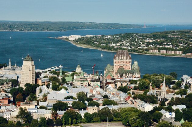Aerial view of a city
