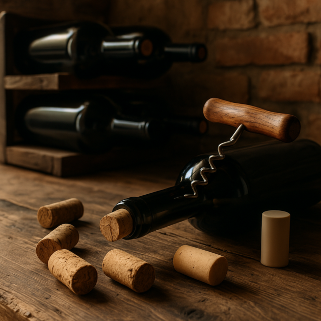 cork types in wine