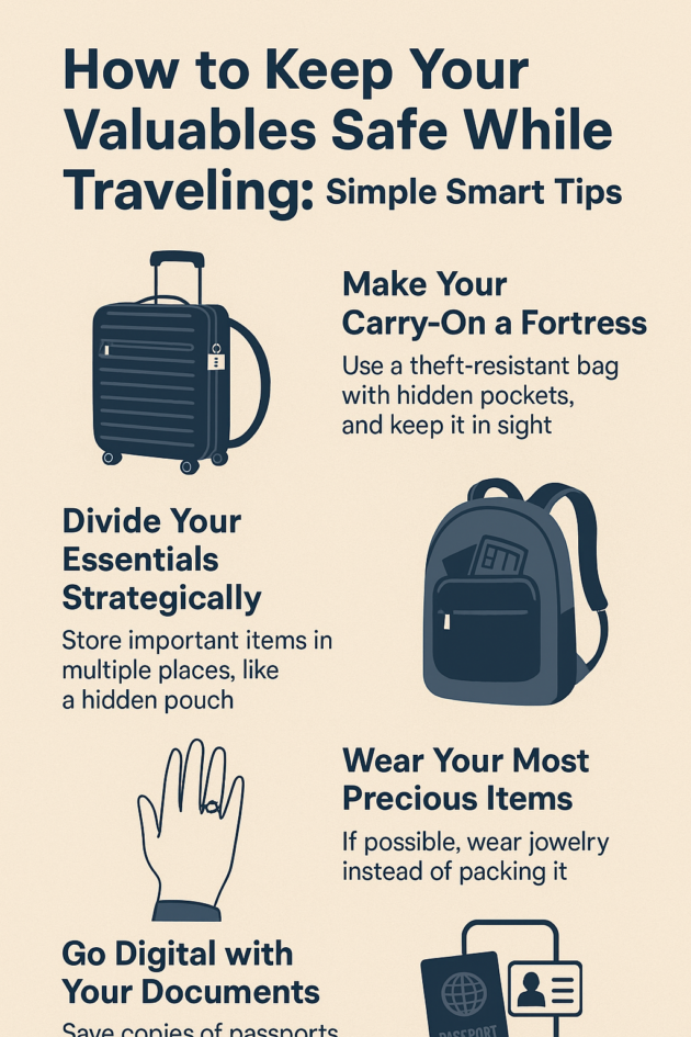 keep valuables safe while traveling