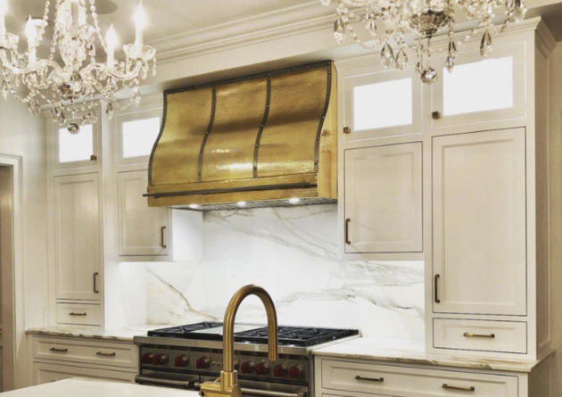 Designers and Homeowners Choose CopperSmith’s Custom Brass Range Hoods