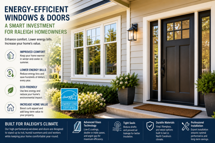 energy-efficient windows and doors Raleigh NC