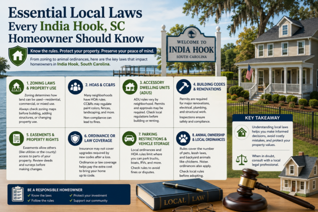 India Hook Homeowner Laws