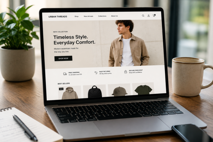 ecommerce landing page